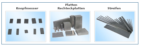 Knopfmesser, Platten, Streifen